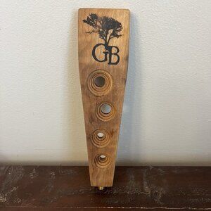 GB Brewery Wooden Beer Tap Handle Greenbush Brewing- 11 1/2"